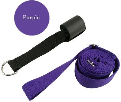 Smart Shopping Spot FlexPro Leg Stretcher Strap For Ballet, Yoga & Dance Flexibility Training purple