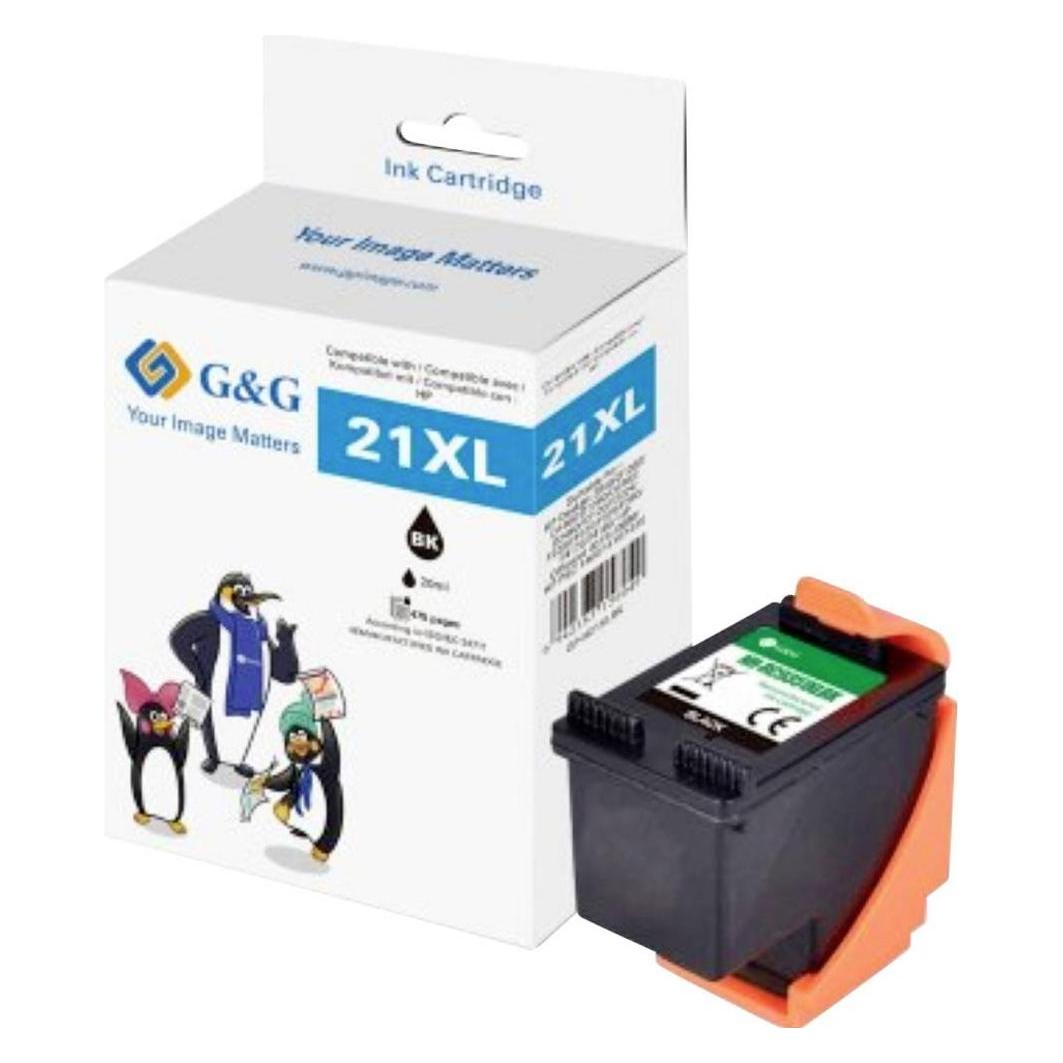 G&G Druckerpatrone Kompatibel GP-H21XLBK (BK) (GP-H21XLBK)