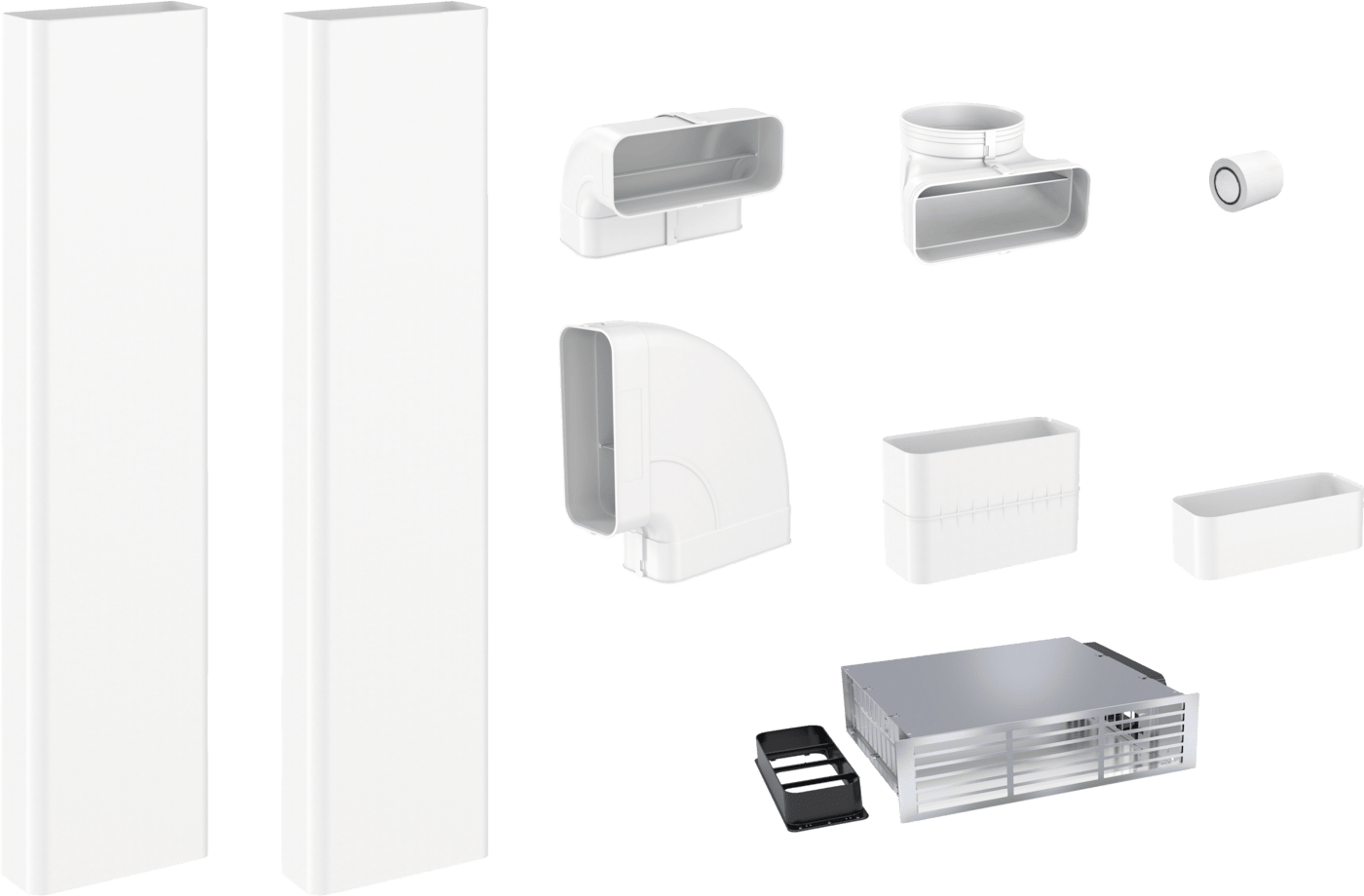 Miele DFKS-UR Flachkanal-Set Umluft (Weiß) 12226890