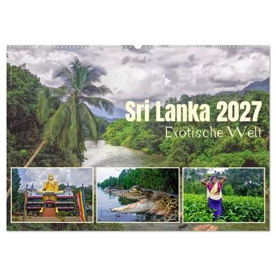 Sri Lanka 2027 – Exotische Welt (Wandkalender 2027 DIN A2 quer), CALVENDO Monatskalender
