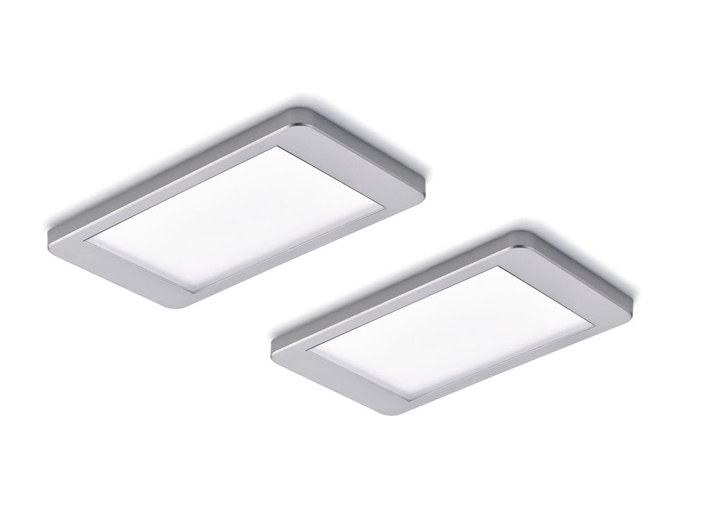 Naber Hull LED-verlichtingsset met LED-touchschakelaar en dimmer, roestvrijstalen afwerking