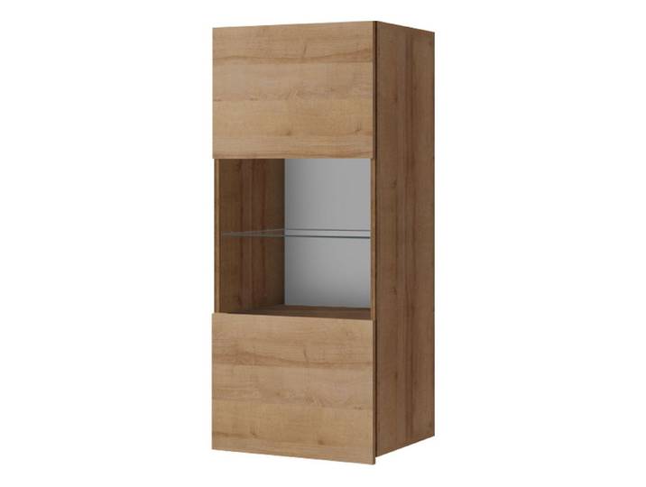 MIRJAN24 Vitrine Calabrini 05 (mit Drehtür) Gehärtetes Glas, LED-Beleuchtung als Option