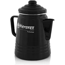 Petromax Emaille Kaffeekanne, Kaffeebereiter, Schwarz