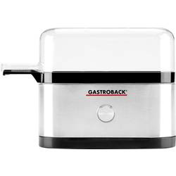 Gastroback Design Eierkocher Eierkocher Silber, Schwarz, Transparent 42800