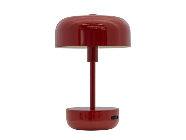 Lampe à poser led rechargeable rouge foncé