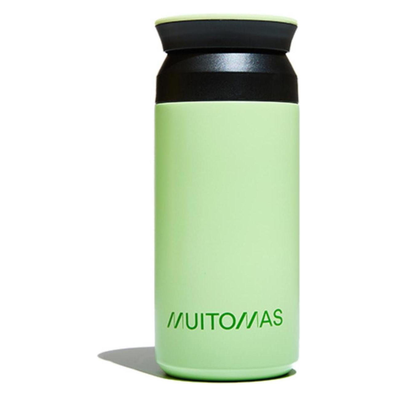 Muitomas Wasserflasche, 350 ml, grün (0.35 l) (WBOTTLE350GN)
