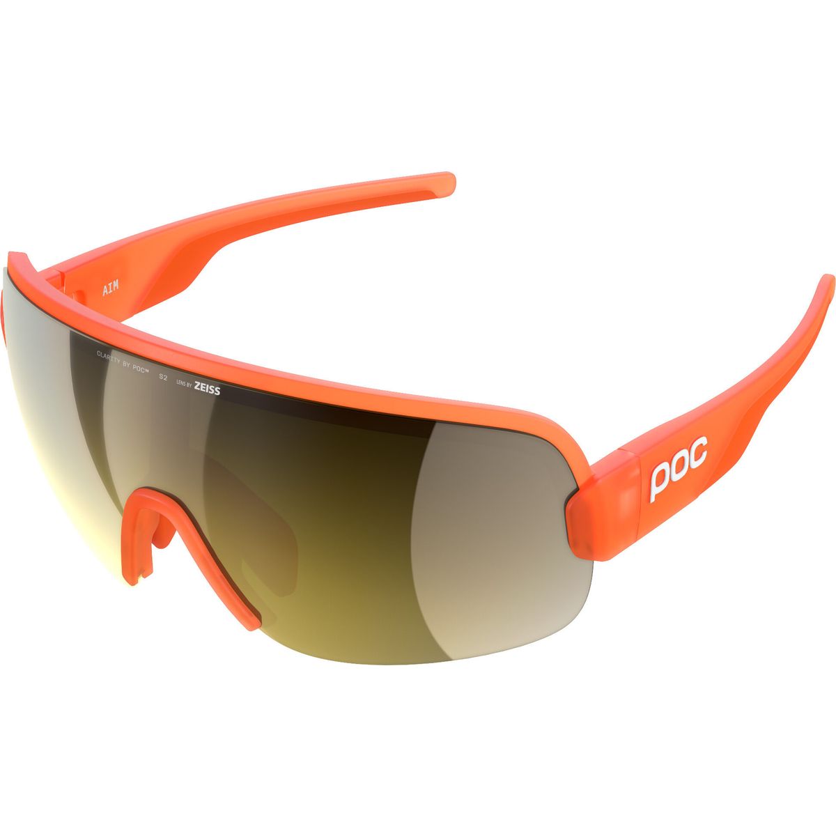 POC Aim fluo. orange translucent/clarity road/partly sunny gold (9587) ONE AIM10019587ONE1