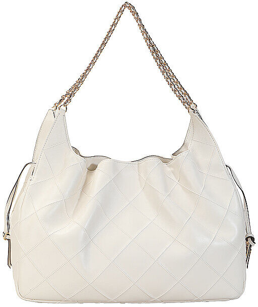TORY BURCH Ledertasche - Tote Bag FLEMING Large creme EG