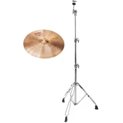 Paiste 2002 16" Thin Crash + gerader Beckenständer SET