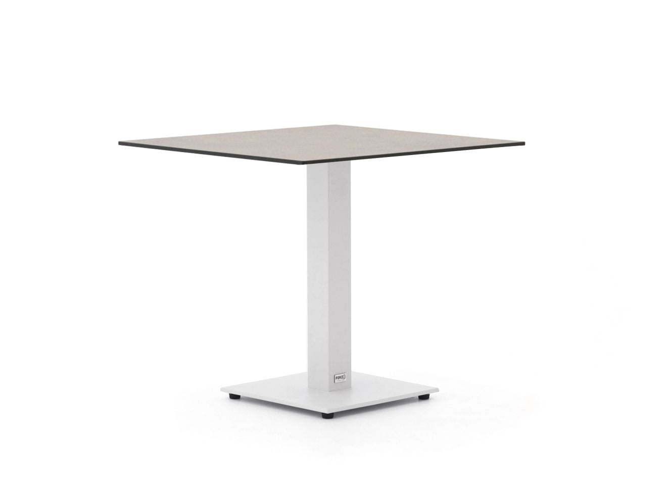 Forza Furniture Tuineettafel Forza Vierkant HPL Kunststof 70 x 70 cm