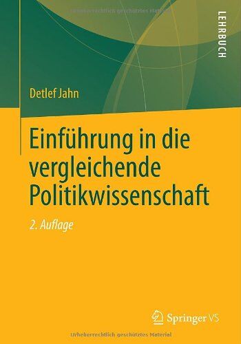 Detlef Jahn - Einführung in die vergleichende Politikwissenschaft - Preis vom 17.10.2026 19:25:27 h