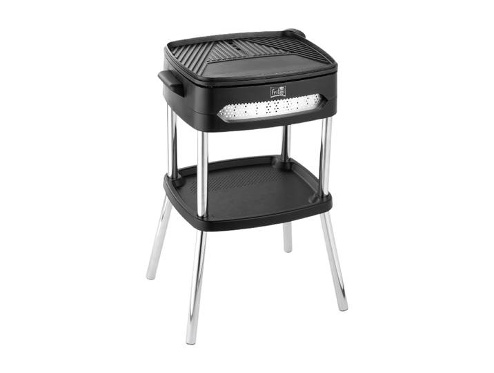 Fritel Barbecue BBQ 3256 - Elektrische BBQ/Tafelgrill - Groot Grilloppervlak 40 x 36 cm - 2000 W - Verwijderbare Plaat + Deksel