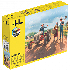 Heller - Starter Kit Farmers - 1:24 - 35 Teile - 3 Figuren 305889