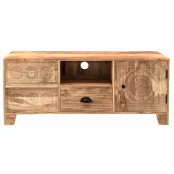 Fernsehtisch Manu 120x50x45 aus Mangoholz