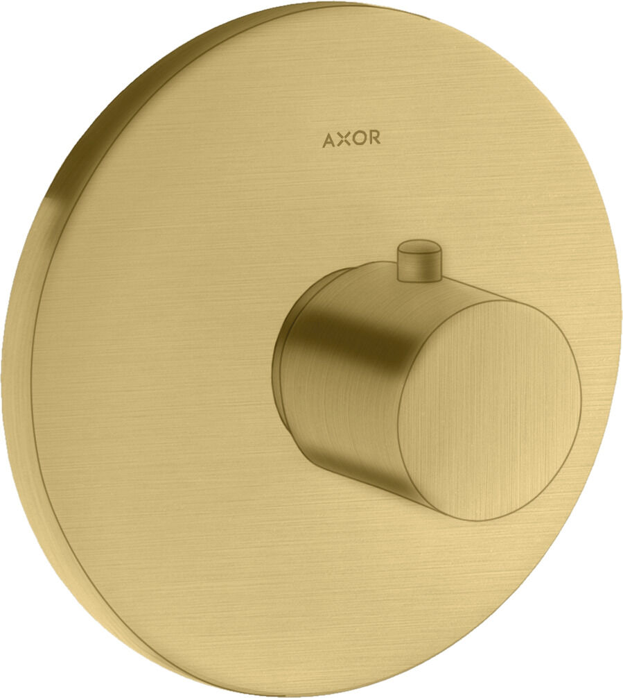 Hansgrohe Axor Uno set de finition 38375250 thermostat encastré, optique or brossé