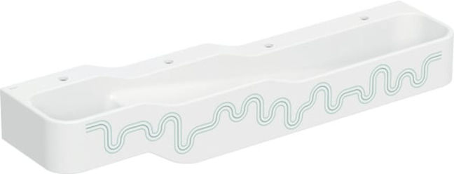 Geberit Aire de jeu/lavage Bambini 180 cm, 4 WP, prof. H I, vert / vert (502978791)