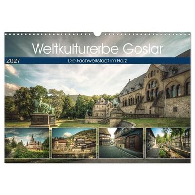 Weltkulturerbe Goslar (Wandkalender 2027 DIN A3 quer), CALVENDO Monatskalender
