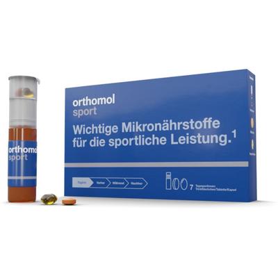 Orthomol Sport Trinkfläschchen/Tabl./Kaps.Kombip. 7 St Trinkampullen