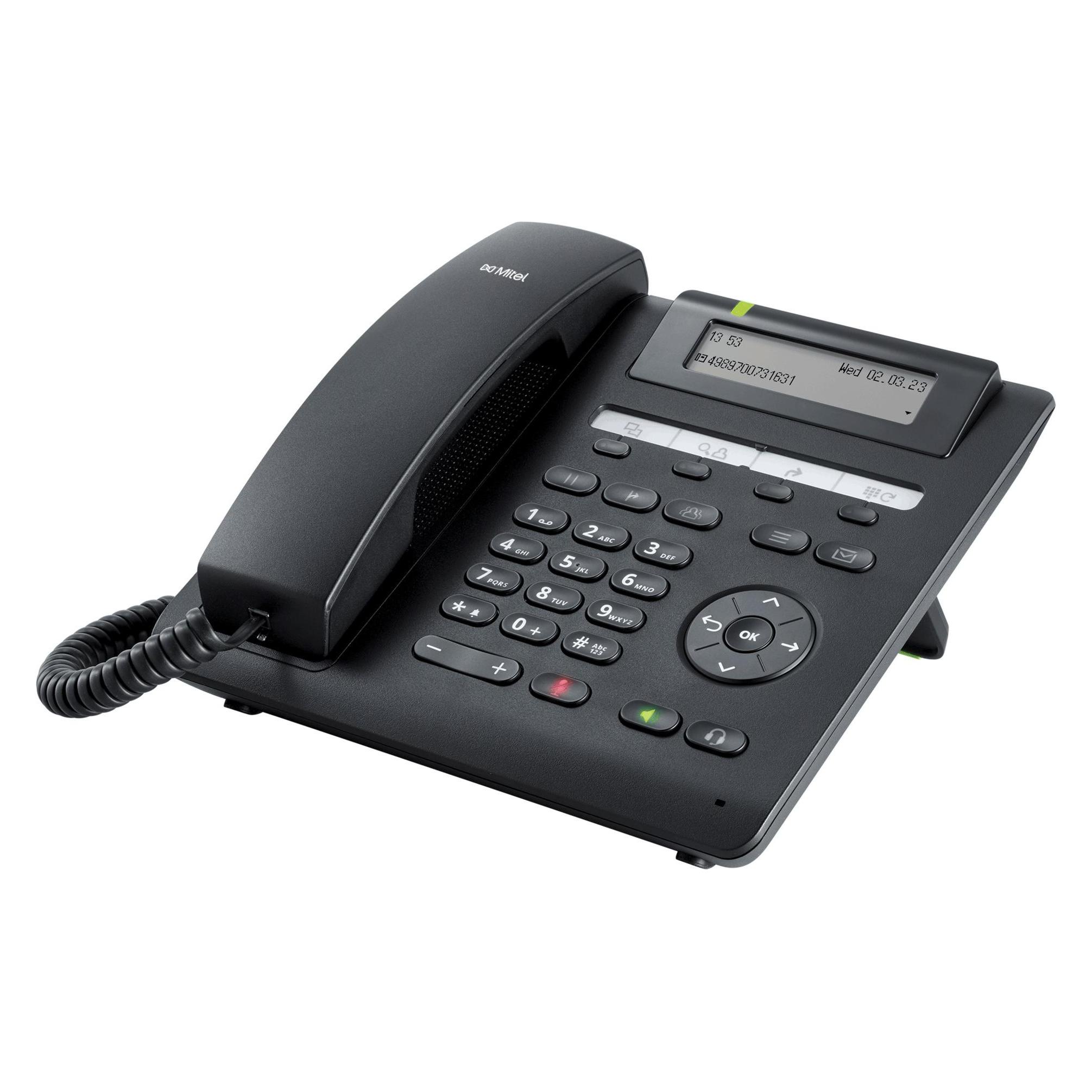 Unify Tischtelefon OpenScape CP 205T TDM, Schwarz, WLAN: Nein (L30250-F600-C605)