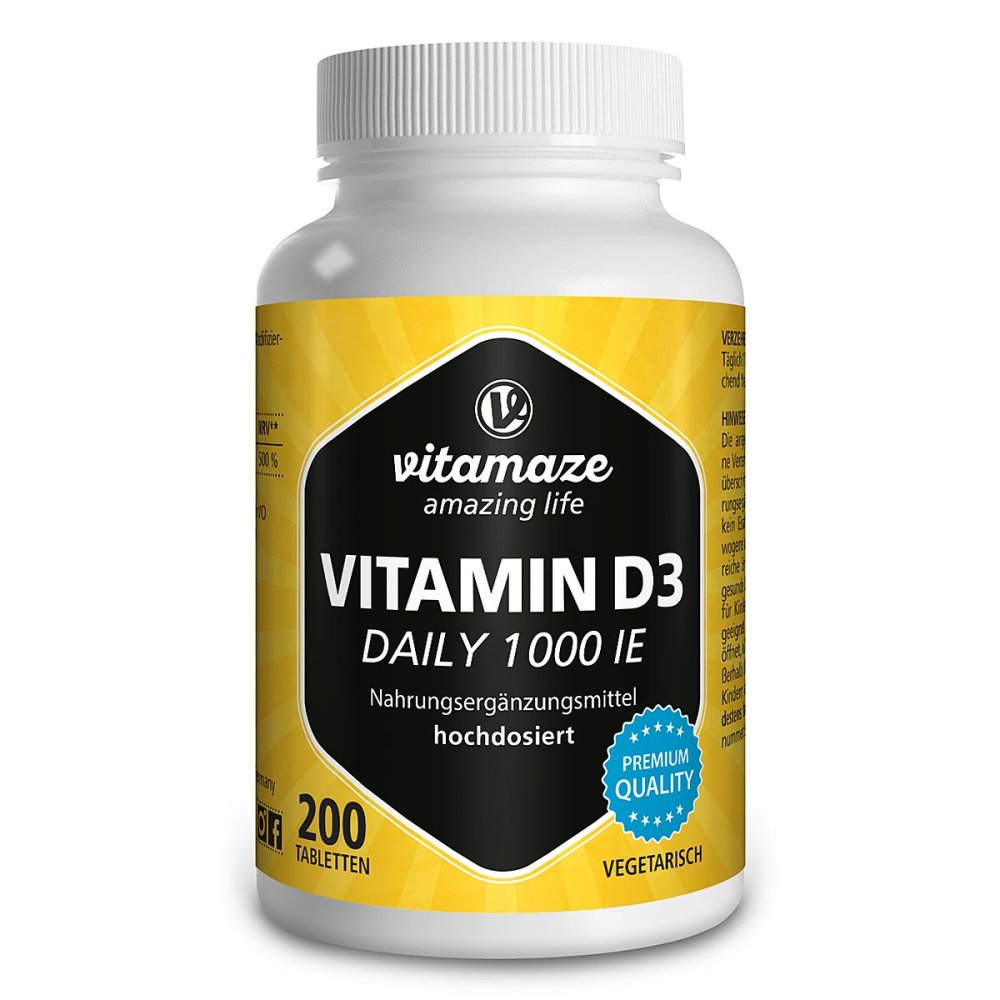 Vitamaze GmbH Vitamin D3 1.000 I.e. daily vegetarisch Tabletten 16018657