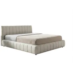 POLSTERBETT ALIOTTA Cremeweiß Bouclé