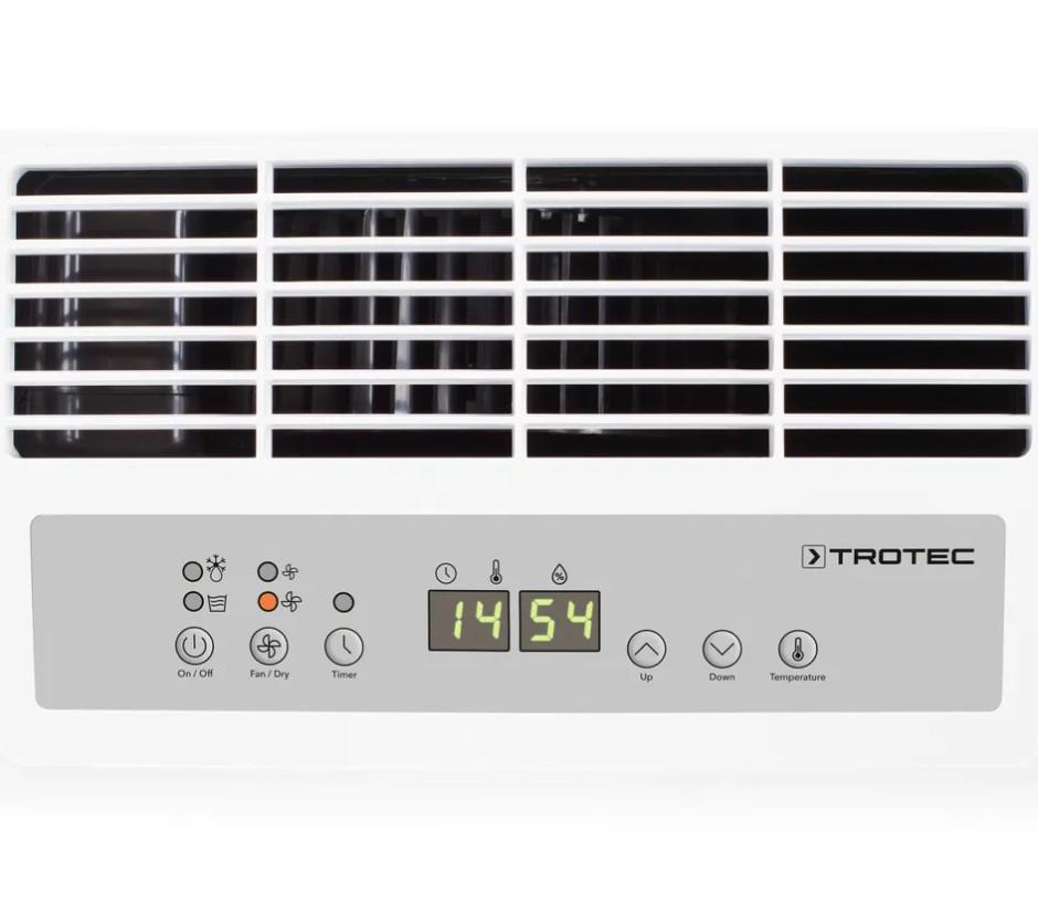 Trotec TTK 90 E Luftentfeuchter 30L/24h für 90m² Digitale Echtwert-Feuchteanzeige & großer 5,2L Wassertank