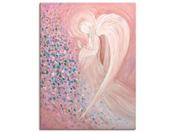 ARTLAND Wanddeko Leinwand Bilder Wandbild Engel Flügel Fantasy Religion Abstrakt Malerei Kunst T0DI