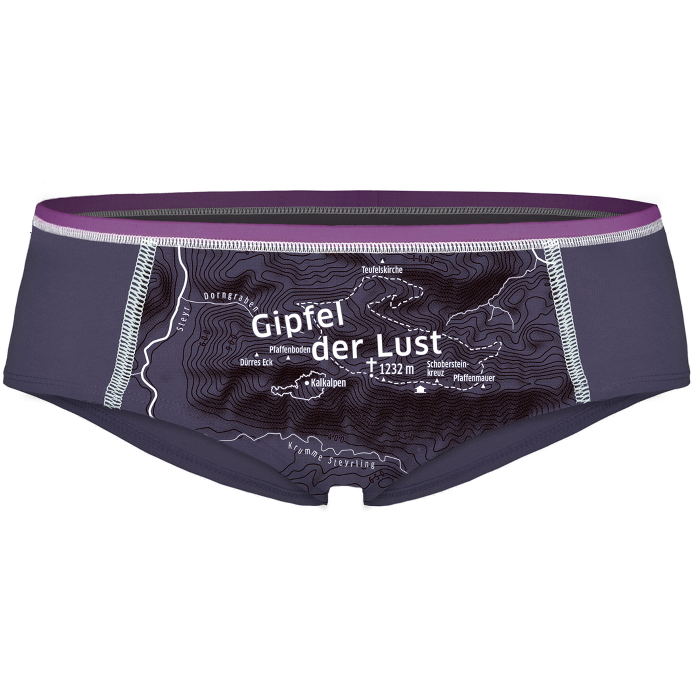 Ein schöner Fleck Erde Gipfel Der Lust Damen Kurze Unterhose grau Größe M Lifestyle Hautfreundlich