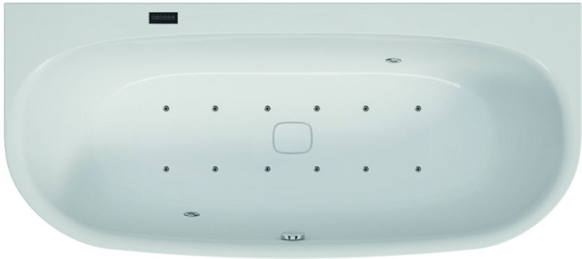 Hoesch Whirlpool iSensi Vorwand 1600x750 Monolith, iSensi System, Motor re. (3966i.010305001)