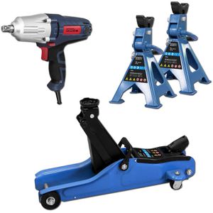 Güde Rangierwagenheber Reifenwechsel-Set, 18051, 85-330 mm Hubhöhe, hydraulisch, Tragkraft 2 t