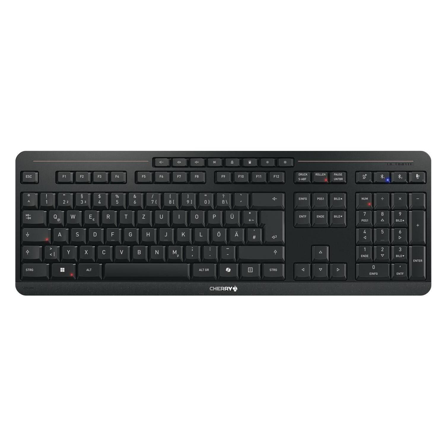 Cherry TAS STREAM KEYBOARD Ultimate DE schwarz (DE, Kabelgebunden, Kabellos) (JK-8570DE-2)
