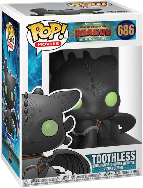 Funko Pop! How To Train Your Dragon 3 - Toothless - Officially Licensed Vinyl Figure