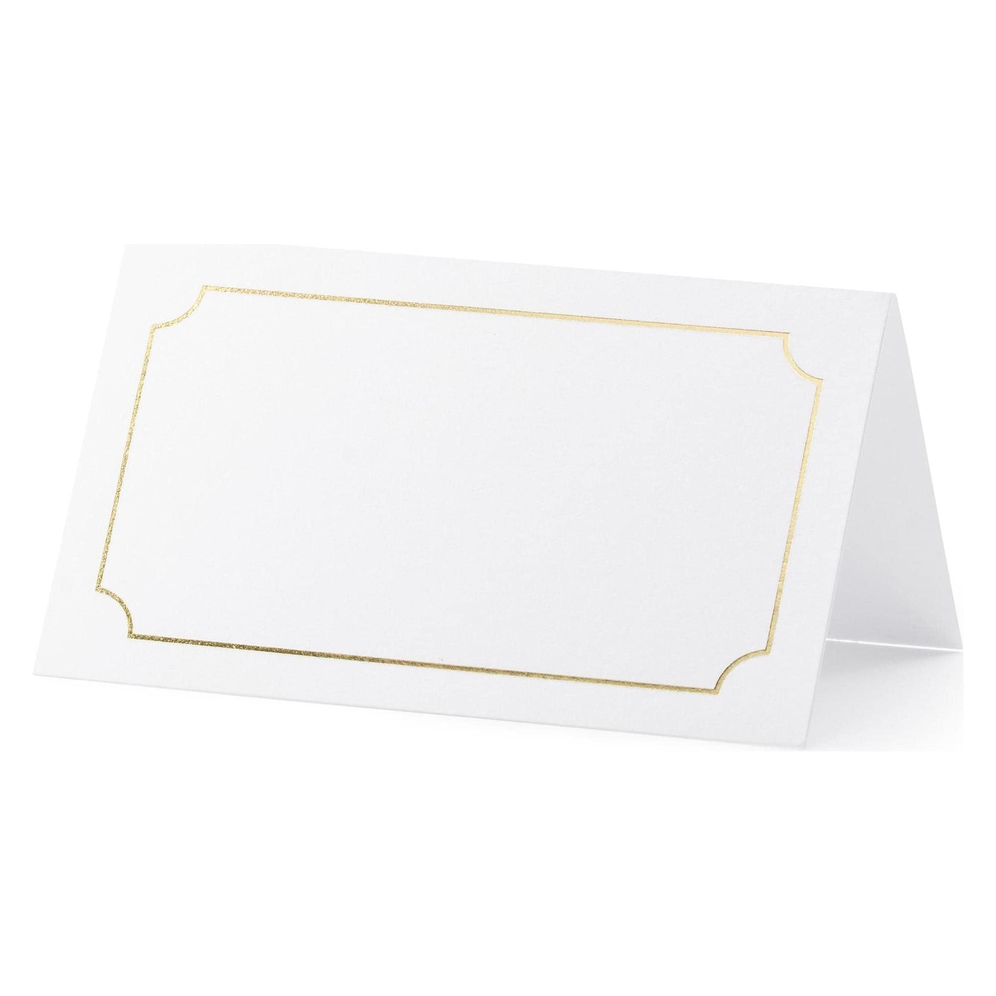 Partydeco Tischkarte (50 Stk.) (WS8-019ME-KARTON)
