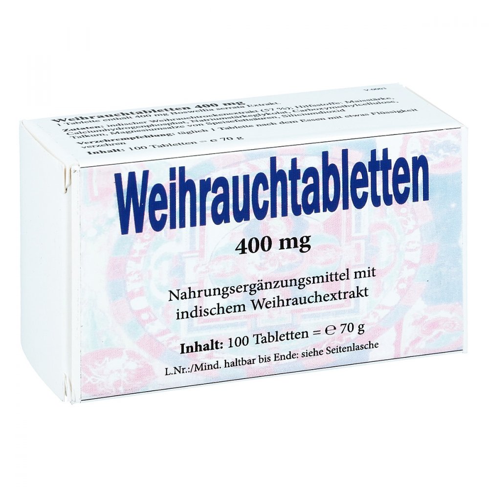 Bios Medical Services Weihrauch 400 mg Tabletten 02767616