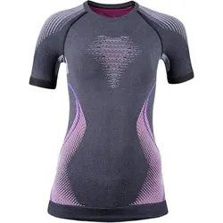 UYN Damen Shortsleeve UYN EVOLUTYON UW SHIRT SHORT_SL MELANGE, Größe XS in Grau Grau