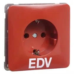 Peha Steckdose SCHUKO D 80.6611 ROT EDV