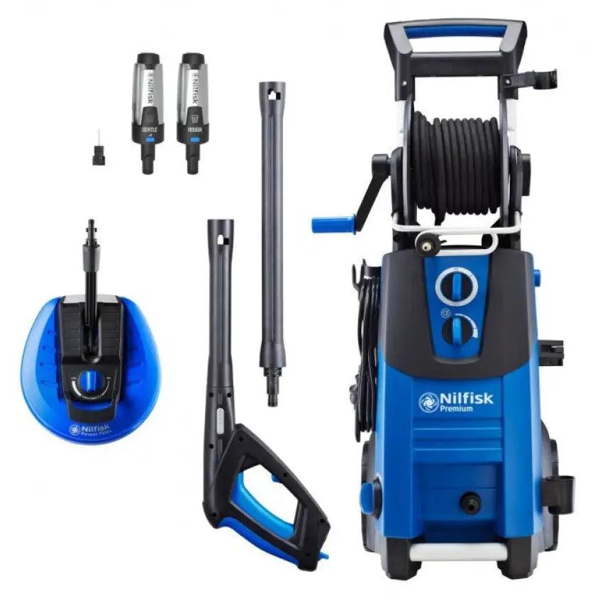 Nilfisk 128471149, Senkrecht, Elektro, 12 m, 5 m, Blau, Schwarz, Messing