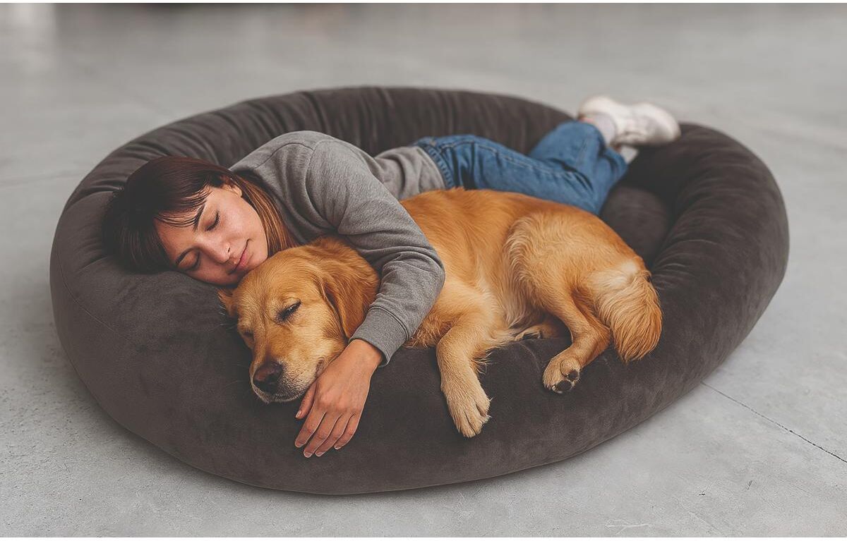 LOVEDI Lovedì Cuccia Maxi Io&Te in Velluto Grigio 1PZ