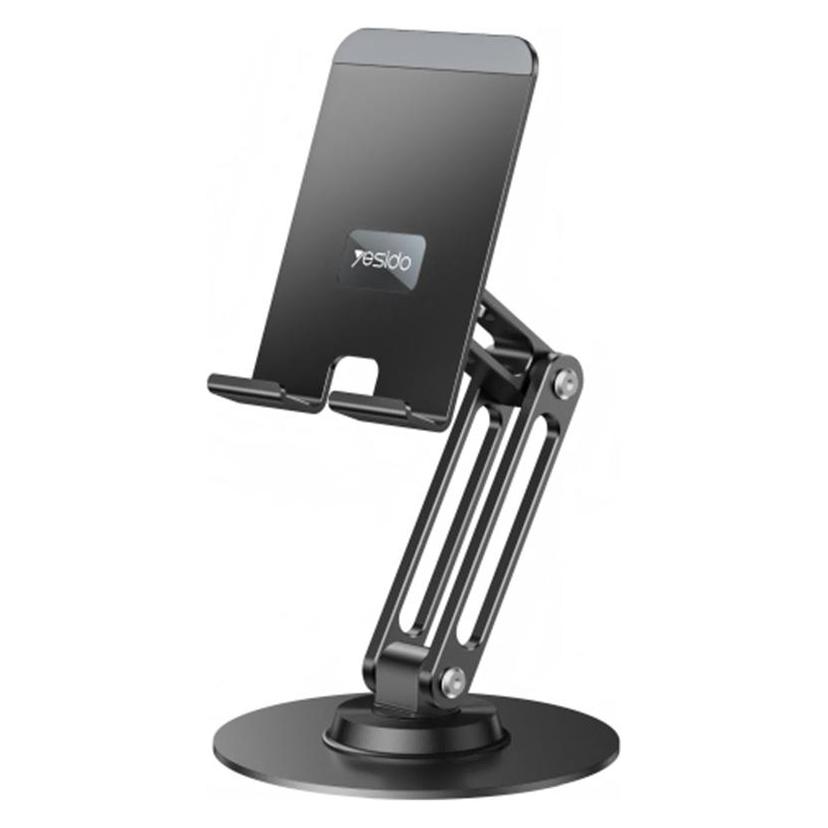 Yesido - Desk Holder (C300) - for Phone, Tablet, Adjustable, Aluminum, 4.7 - 7.2" - Silver (58960574)
