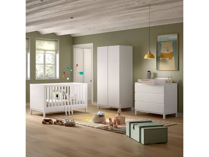 Ensemble chambre bébé 4 pcs - 99cm Blanc
