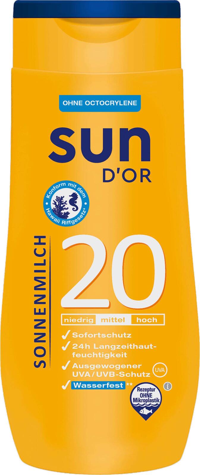 SUN D`OR Sonnenmilch 250 ml 5129357008