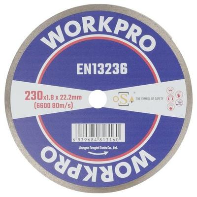 WorkPro GSOSCR-4 Diamanttrennscheibe 230 mm 1 St. Keramik, Porzellan, Marmor, Mauerwerk, Glas, Kalkstein, Granit, Naturstein, Sandstein