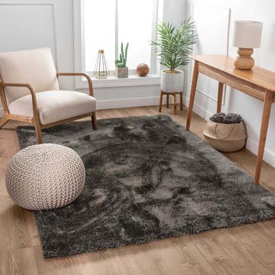 Well Woven Feather Liza Solid Shag Area Rug