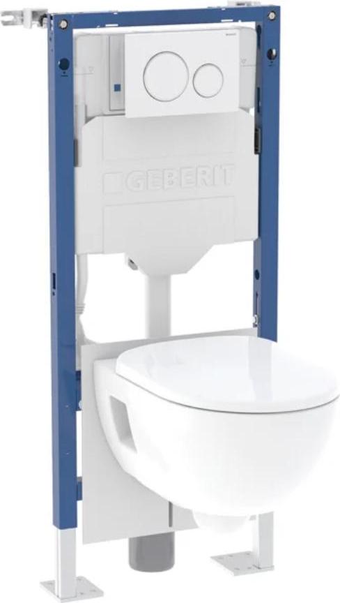 Komplett-Bausatz Duofix mit Sigma20-Tafel und teilkaschierter Toilettenkeramik Renova - GEBERIT - 118.311.KJ.2