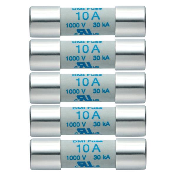 Testo Sicherung Multimetersicherung 5er Set tzsicherungen 10A/1000V (10 A) (0590 0004)