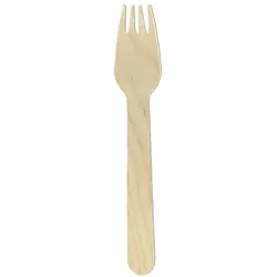 MONOUSO - Holzgabel Eco 16cm (100 Stück)
