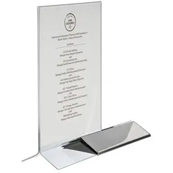 APS Tischaufsteller A6 transparent transparent