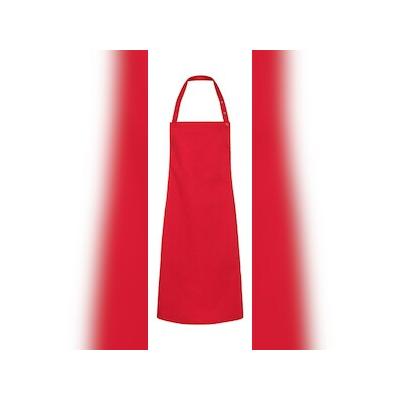 Bib Apron Press Stud Santorini: One Size / Red