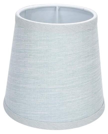 Dailygoody Handgemaakte Textiele Lampenkap Cone - Lichtblauw - E14 fitting