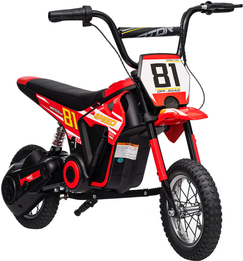 Ivy Bronx AIYAPLAY 24V Battery Powered Ride On Motorcycle with Rear Suspension Red 1